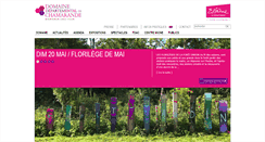 Desktop Screenshot of chamarande.essonne.fr